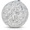 Color In Travel Design Cotton Balloon Cover with Washable Markers - Push & Pull - 2