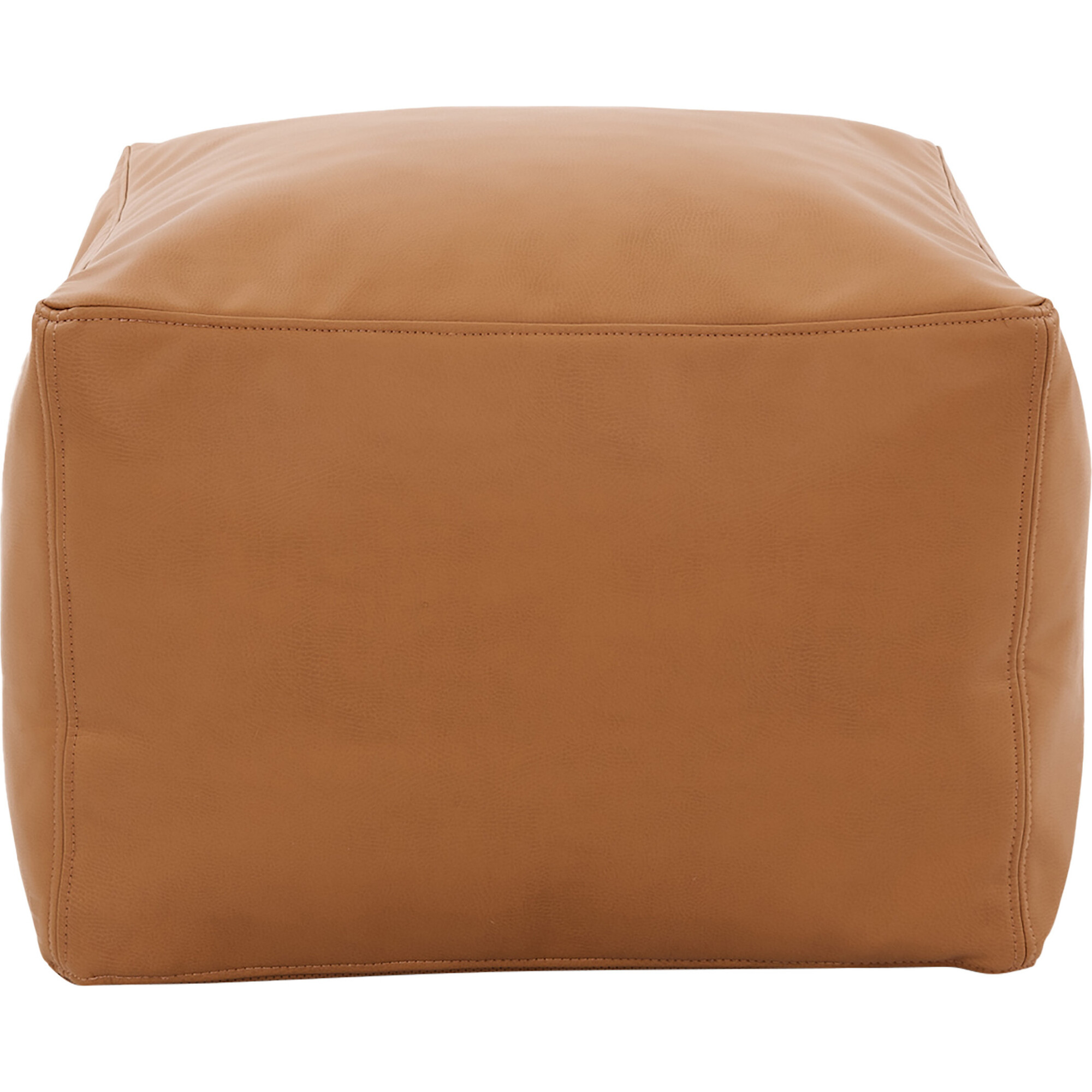 Square Pouf, Camel - Ottomans - 1