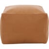 Square Pouf, Camel - Ottomans - 1 - thumbnail