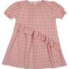 Gingham Dress, Pink - Dresses - 1 - thumbnail