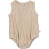 Terry Romper, Sand - Rompers - 1 - thumbnail