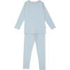 Basic PJ, Light Blue - Pajamas - 1 - thumbnail