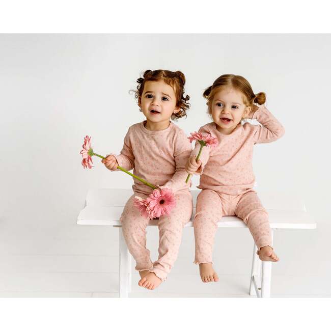 Floral PJ, Pink - Pajamas - 3
