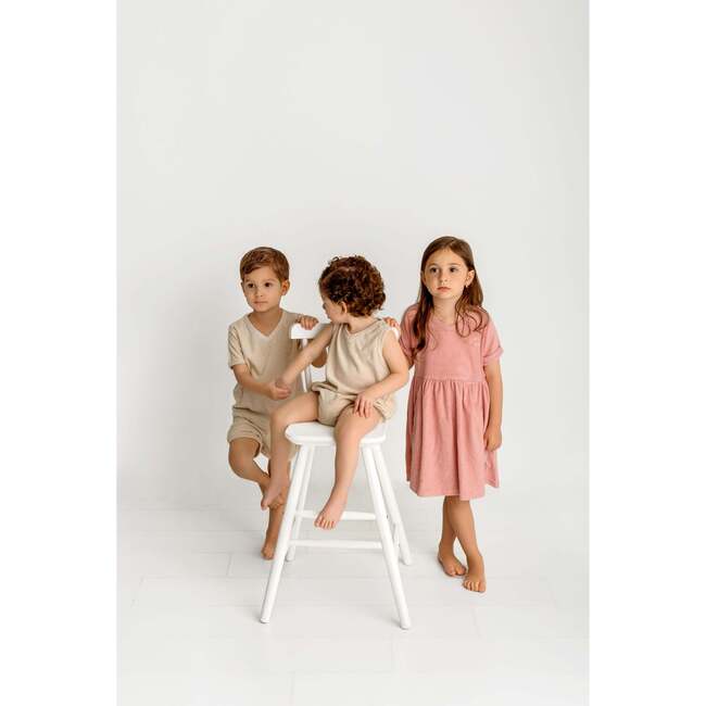 Terry Dress, Pink - Dresses - 3