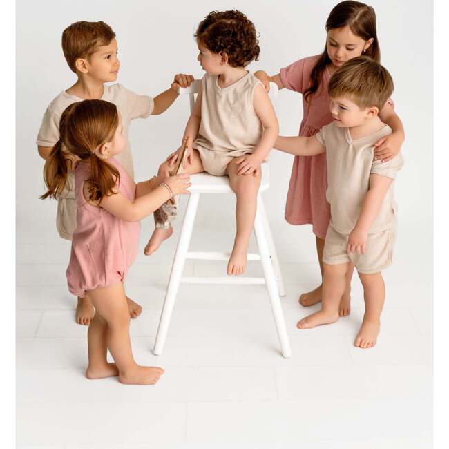 Terry Short Set, Sand - Mixed Apparel Set - 5