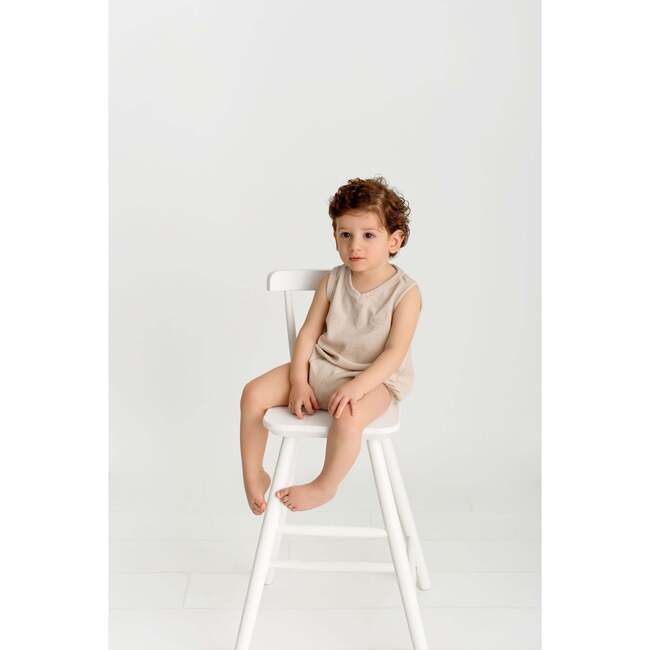 Terry Romper, Sand - Rompers - 4