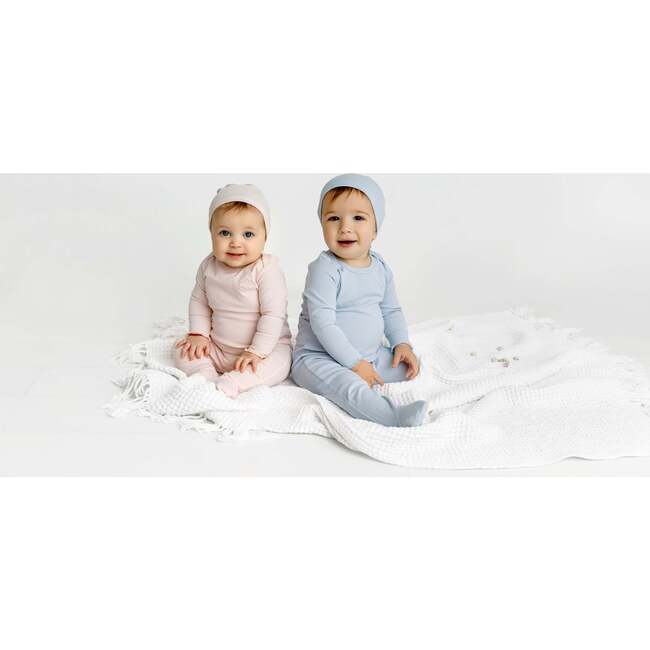 Basic Footie & Hat Set, Pink - Footie Pajamas - 4