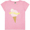 Ice Cream T-Shirt, Pink - T-Shirts - 1 - thumbnail