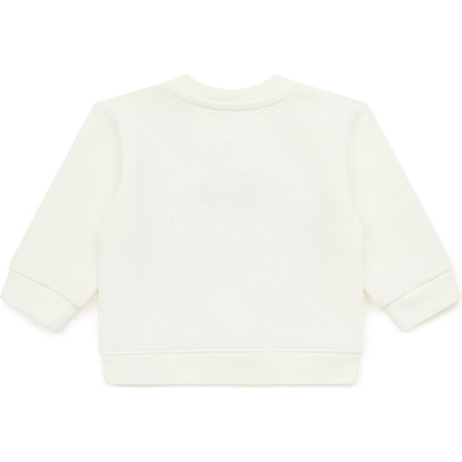 Milk Lover Baby Sweatshirt, White - Sweatshirts - 2