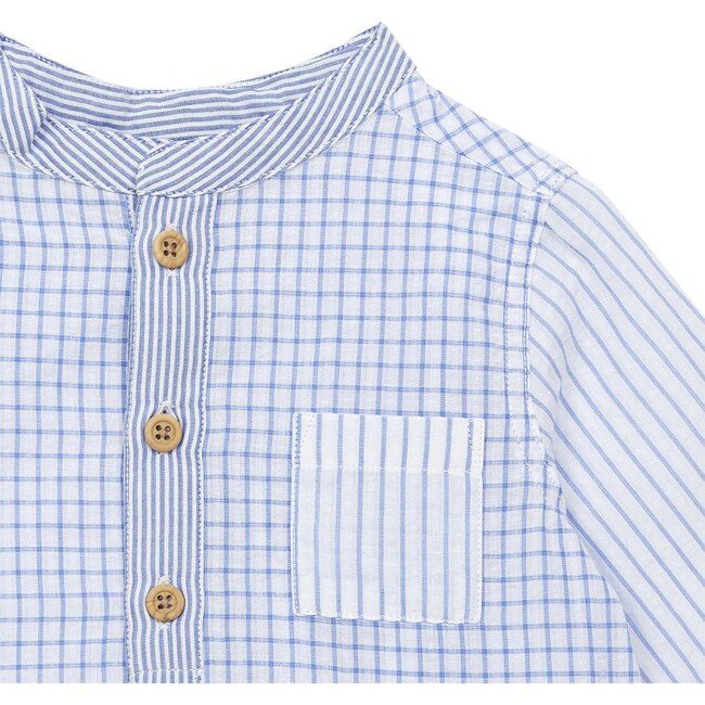 Matt Baby Shirt, Sky Blue - Shirts - 3