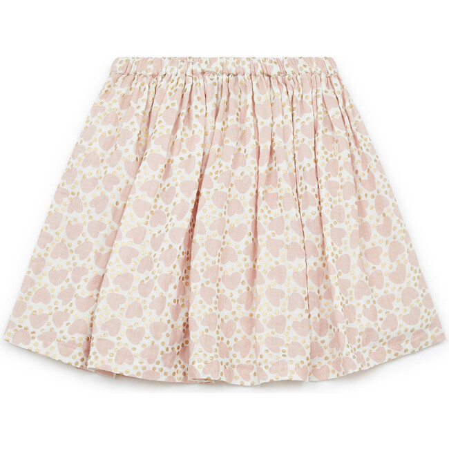 Framboi Heart Skirt, Pink - Skirts - 1