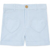 Farah Heart Pocket Shorts, Blue - Shorts - 1 - thumbnail