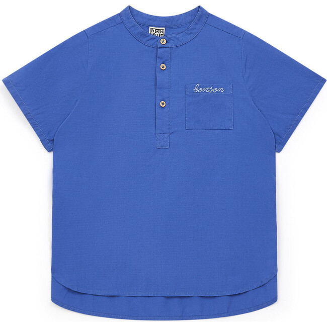 Garou Cotton Shirt, Blue