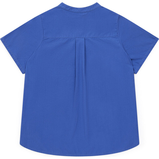 Garou Cotton Shirt, Blue - Shirts - 2
