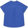 Garou Cotton Shirt, Blue - Shirts - 2