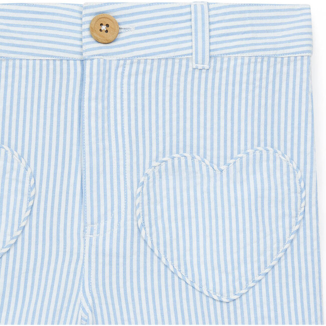 Farah Heart Pocket Shorts, Blue - Shorts - 3