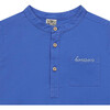 Garou Cotton Shirt, Blue - Shirts - 3