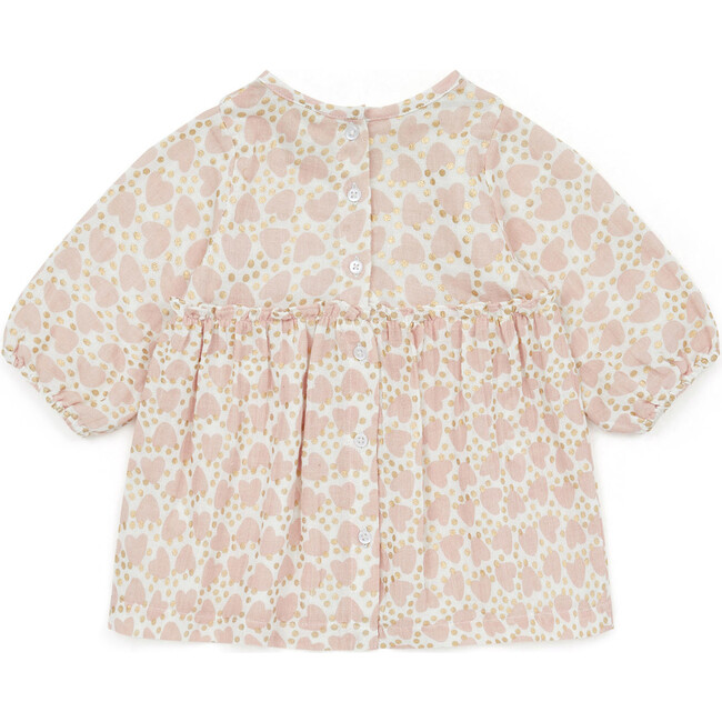 Folie Heart Baby Dress, Pink - Dresses - 2