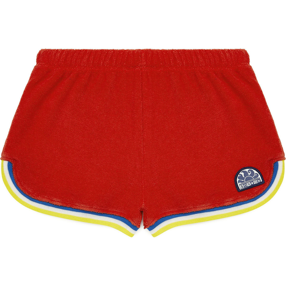 Bonton X Sundek Terry Shorts, Red - Shorts - 1