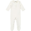 Classic Stars Footed Pajamas, Pink - Pajamas - 1 - thumbnail