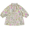 Dahli Magic Flowers Baby Dress, Pink - Dresses - 1 - thumbnail