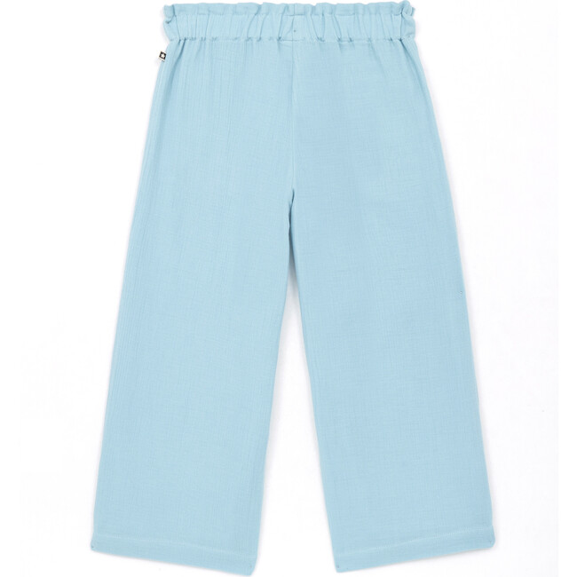 Eve Organic Cotton Pants, Blue - Pants - 2