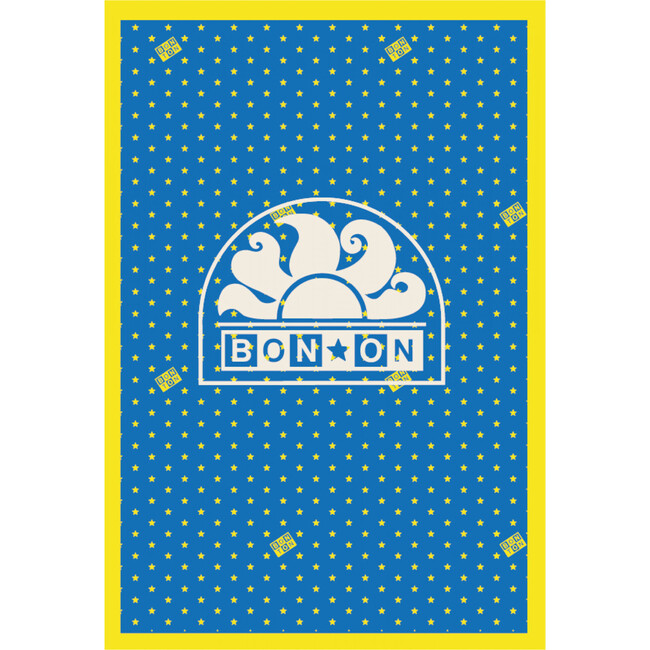 Bonton X Sundek Beach Towel, Blue, Blue