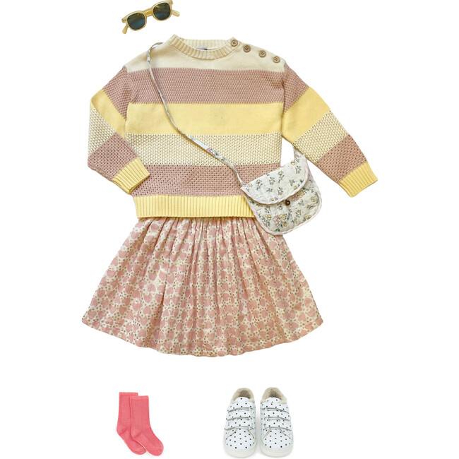 Framboi Heart Skirt, Pink - Skirts - 5