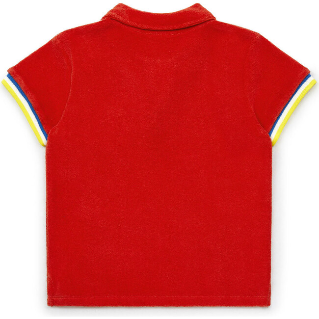 Bonton X Sundek Terry Polo, Red - Polo Shirts - 2
