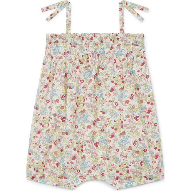 Calina Liberty Baby Romper, Blue - Rompers - 1