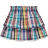 Bali Madras Skirt, Blue - Skirts - 2