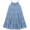 Calypso Chambray Dress, Blue - Dresses - 2