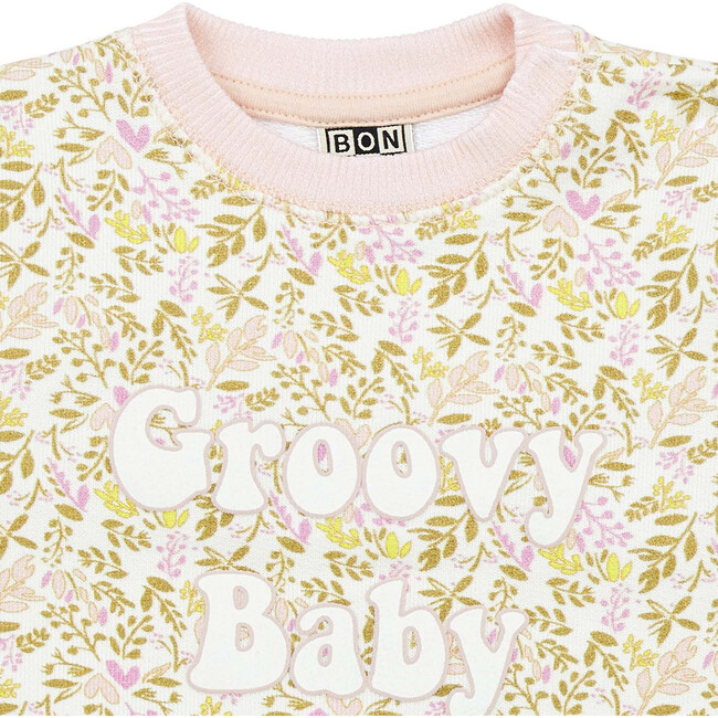 Shanti Fleur Groovy Baby Sweatshirt, Pink - Sweatshirts - 3