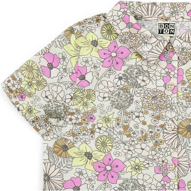 Clem Magic Flowers Dress, Pink - Dresses - 3