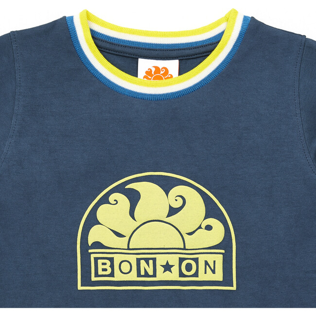 Bonton X Sundek Sunboy T-Shirt, Blue - T-Shirts - 3