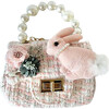 Bunny Garden Tweed Purse, Pink - Bags - 1 - thumbnail