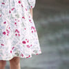 Smocked Floral Midi Dress, Red - Dresses - 2