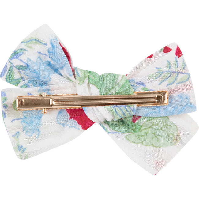 Liberty Floral Hair Clip, Red - Hair Accessories - 2