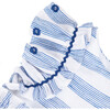 Coastal Stripe Flutter Sleeve Baby Dress, Blue - Dresses - 3