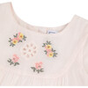 Lace Embroidered Baby Dress, Pink - Dresses - 3
