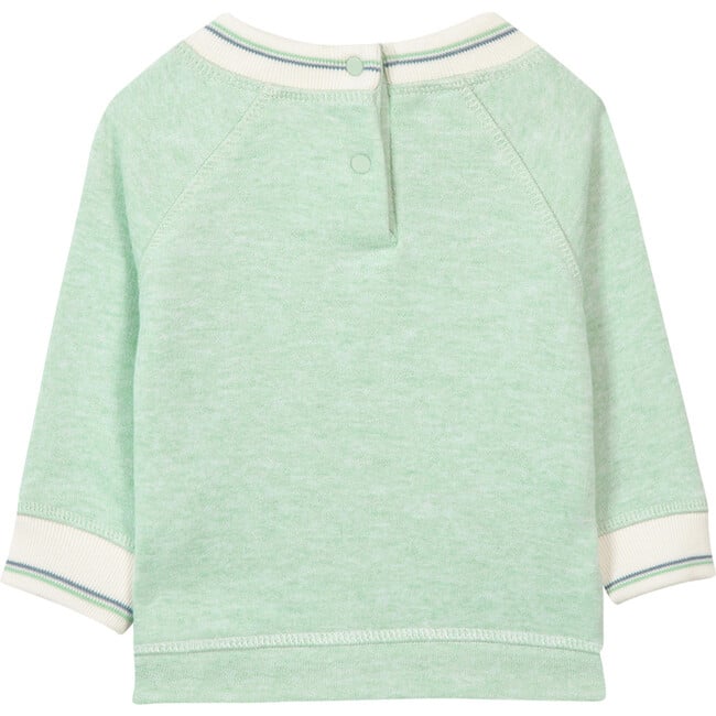 Summer Waves Baby Sweatshirt, Green - Sweatshirts - 2