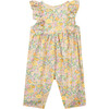 Liberty Smocked Baby Jumpsuit, Pink - Rompers - 2