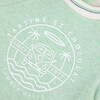 Summer Waves Baby Sweatshirt, Green - Sweatshirts - 3 - thumbnail