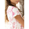 Summer Toile Round Neck Party Dress, Red - Dresses - 6