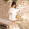 Lace Embroidered Baby Dress, Pink - Dresses - 6