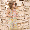 Liberty Smocked Baby Jumpsuit, Pink - Rompers - 6