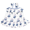 Amalia Ruffle Shoulder Dress, Lavender Marigold - Dresses - 3 - thumbnail