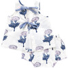 Jaipur Mini Pleated Chest Open Back Set, Lavender Marigold - Mixed Apparel Set - 2