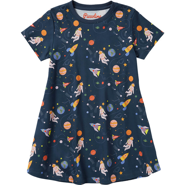 Tunic Crewneck Pull-Over Dress, Space Exploration