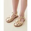 Sofia Plaited Closed Toe Sandal, Gold - Sandals - 2 - thumbnail